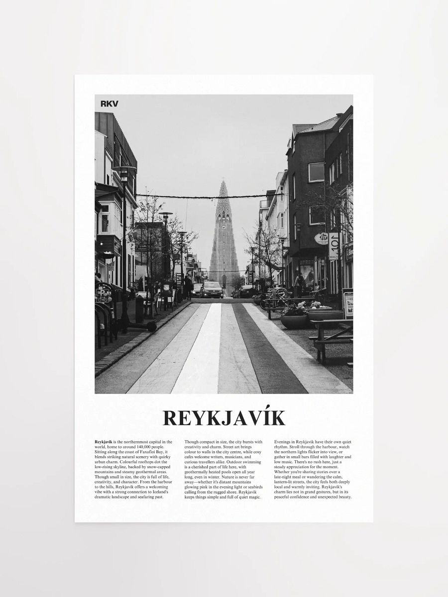 Reykjavik 03 Newspaper Poster product image (5)