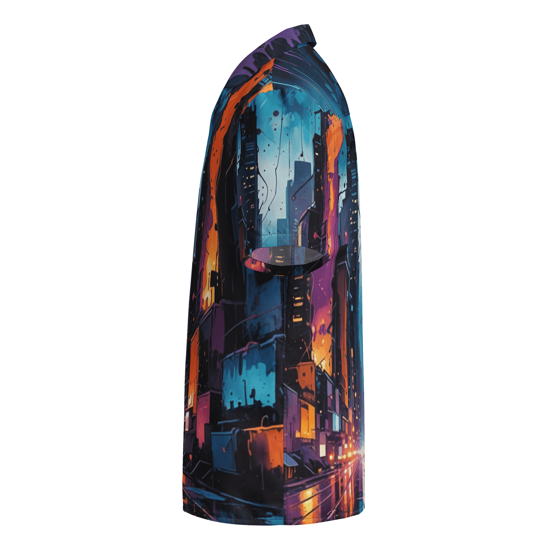 Abstract City 1 Hawaiian Shirt product image (3)