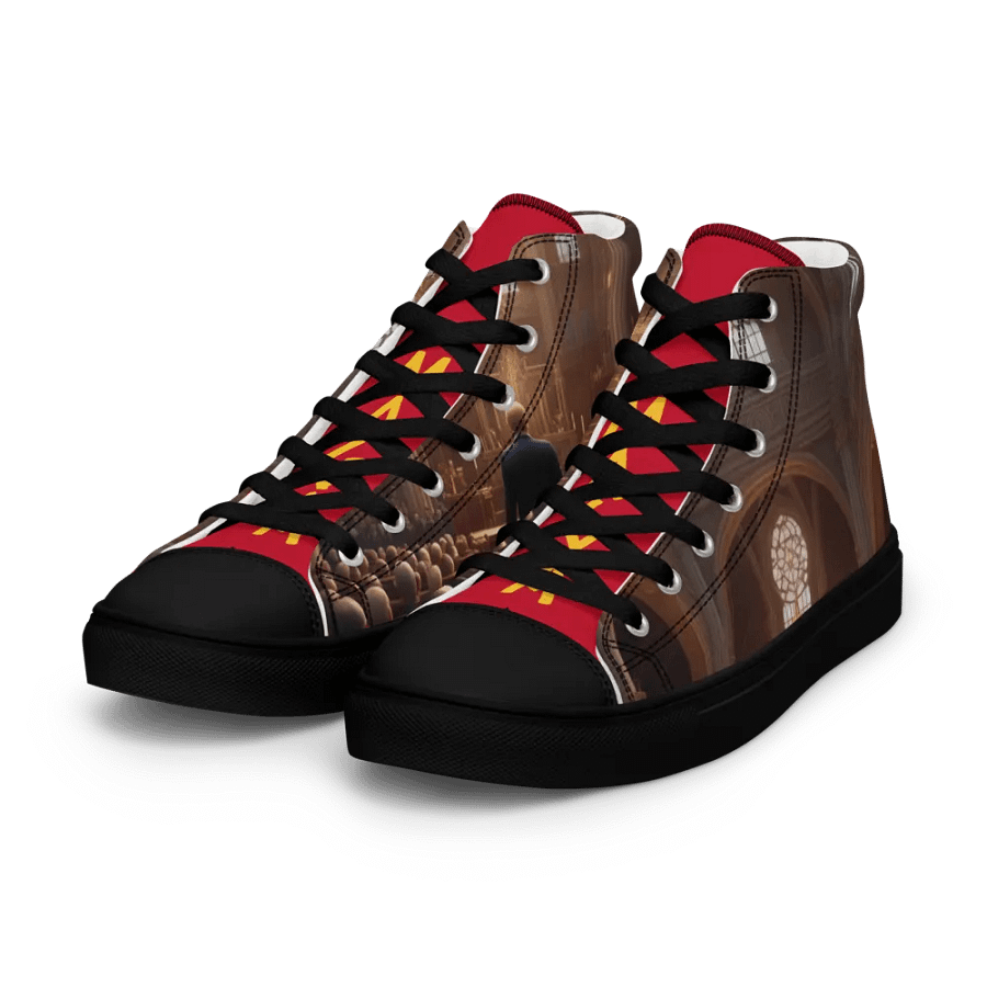 Donald in the Cathedral Womens High Tops product image (7)