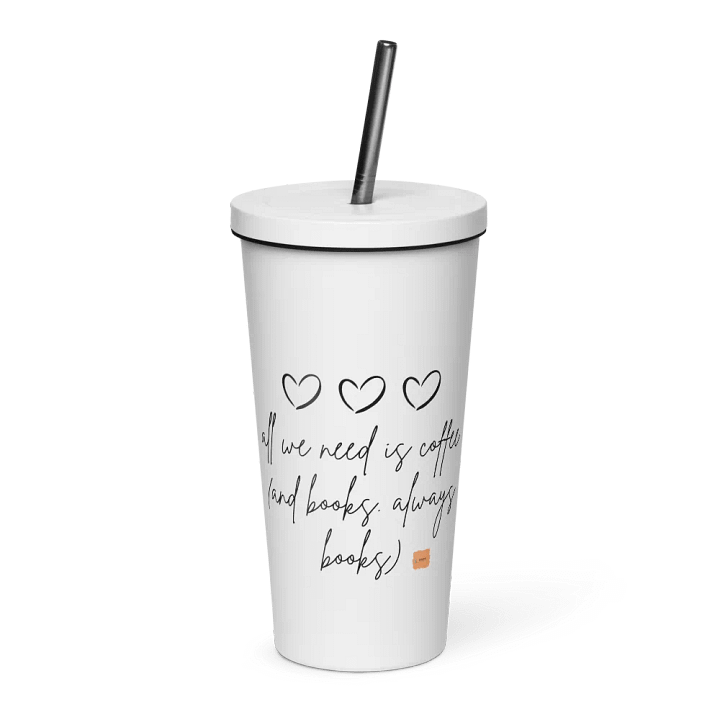 White Books by DL White tumbler- coffee edition product image (1)