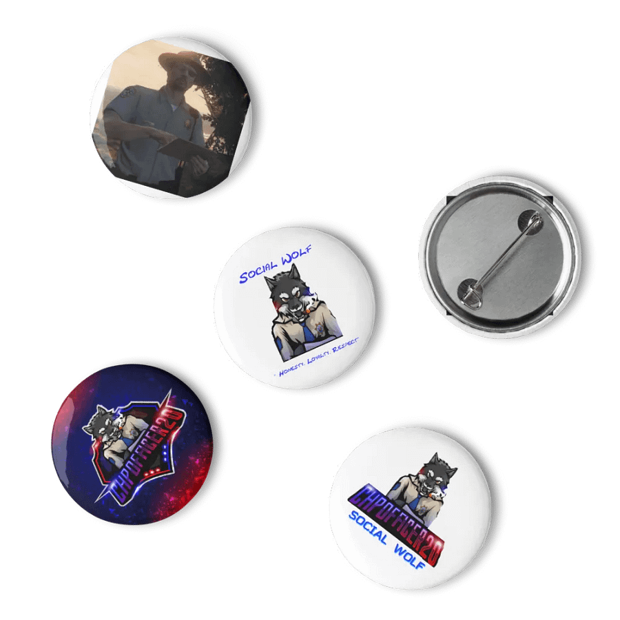 CHPOfficer20 Chic Pin Button Set product image (10)