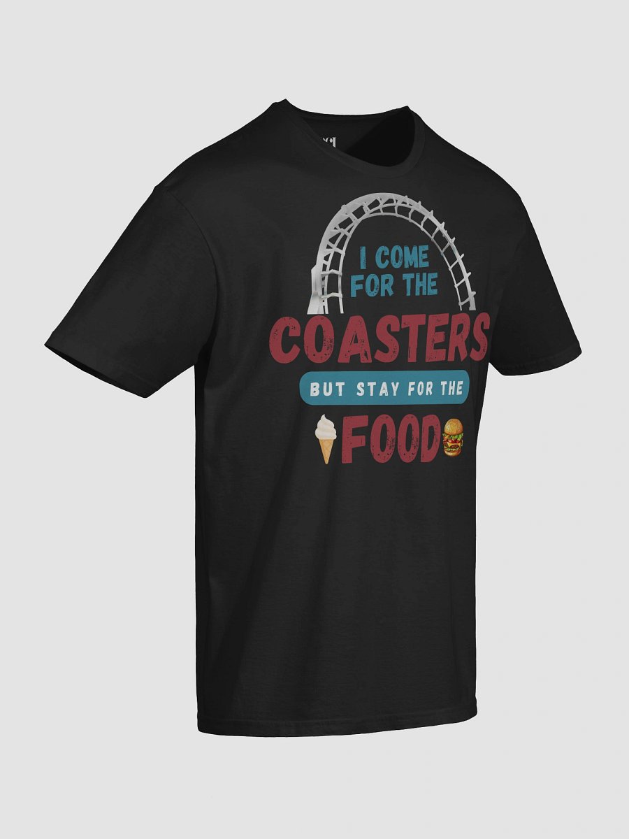 Funny Theme Park T-Shirt – Coaster & Food Lover Shirt – Amusement Park Gift – Summer Vacation Tee for Foodies & Ride Fans product image (6)