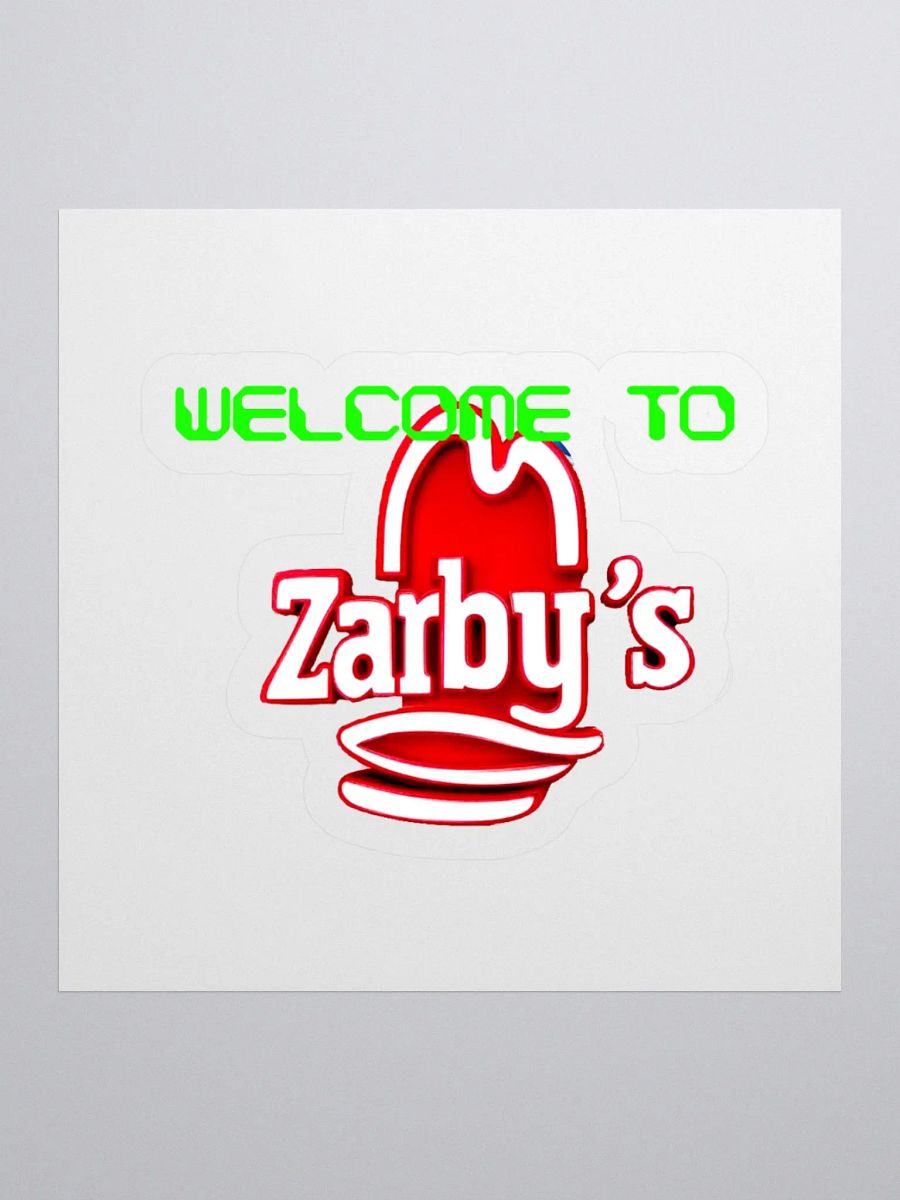 Welcome to Zarby's sticker product image (1)