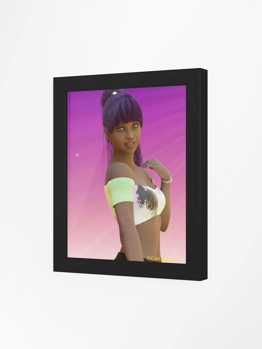 Vibrant Ponytail Fantasy Framed Poster product image (55)
