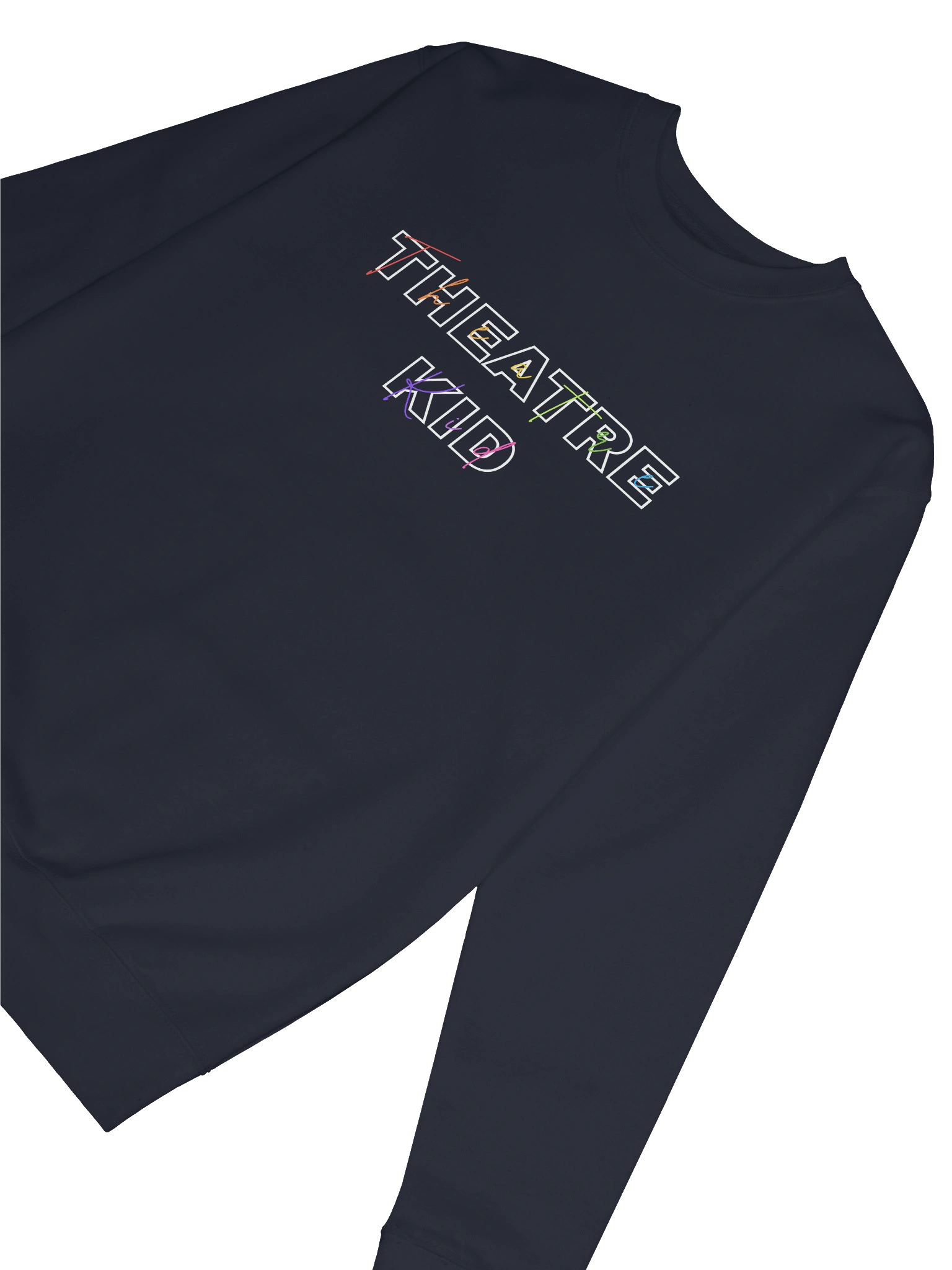 Theatre Kid, Block &Rainbow Script, Sweater product image (2)