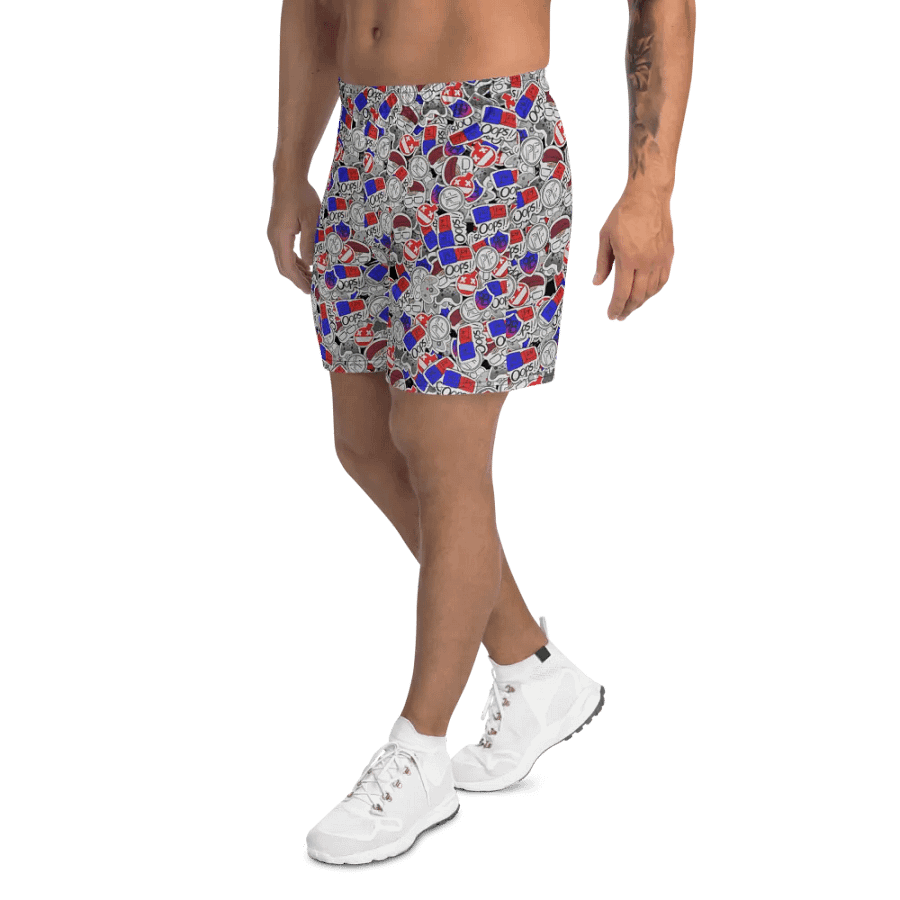 Sticker-Bomb Athletic Shorts product image (9)
