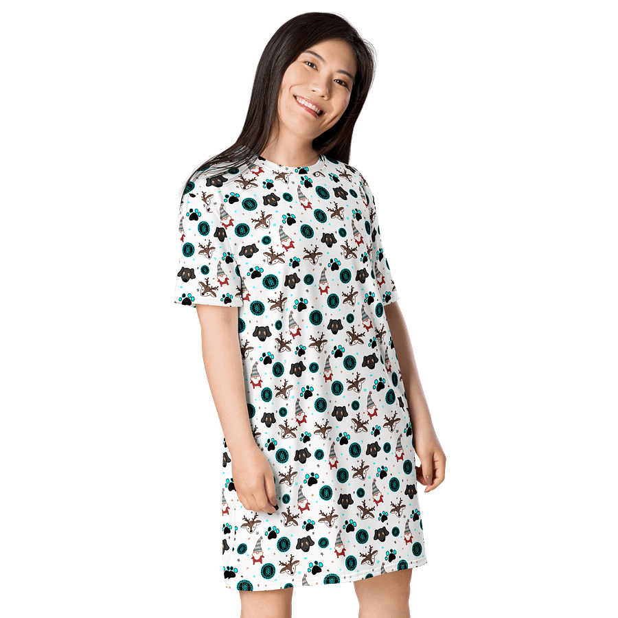 Web of Wyrd Christmas T-Shirt Dress product image (6)