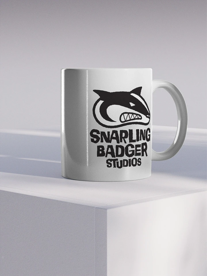 Snarling Badger Studios logo mug - ceramic product image (1)