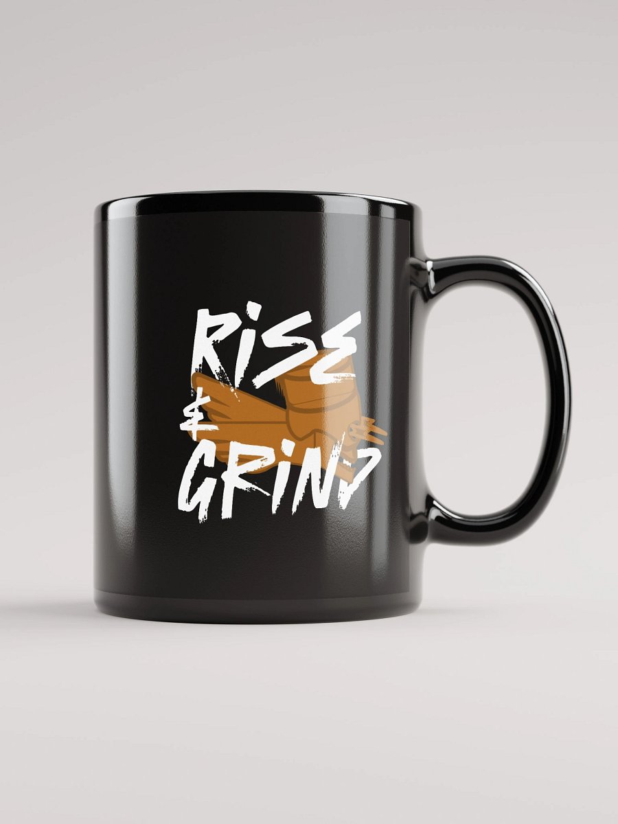Rise & Grind Black Mug product image (2)