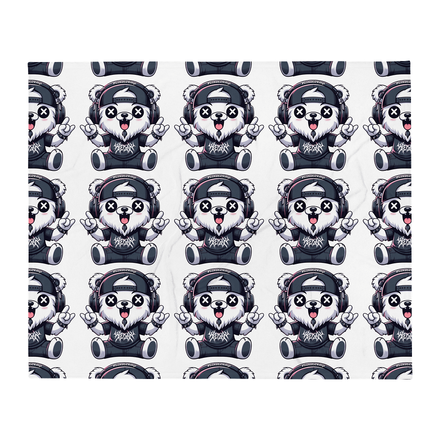 Psixkotic Bear Throw Blanket product image (2)