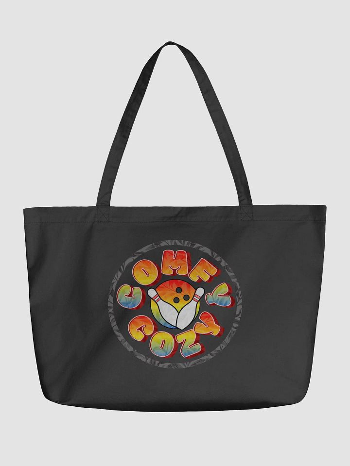Comfy Cozy Bowling Cosmic Organic Tote Bag product image (2)