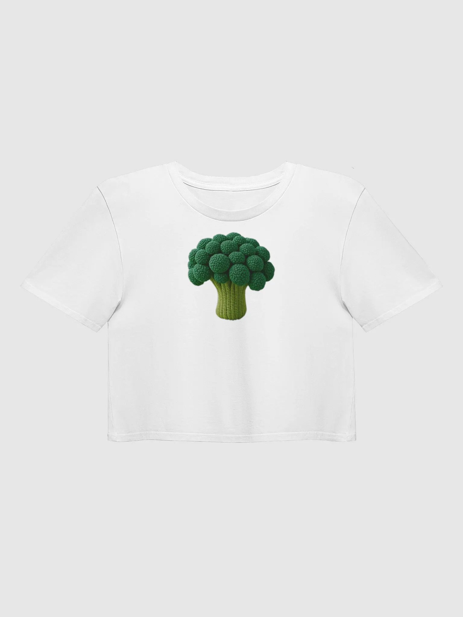 CozyAvocado Women's Premium Broccoli Crop Top #6 product image (1)