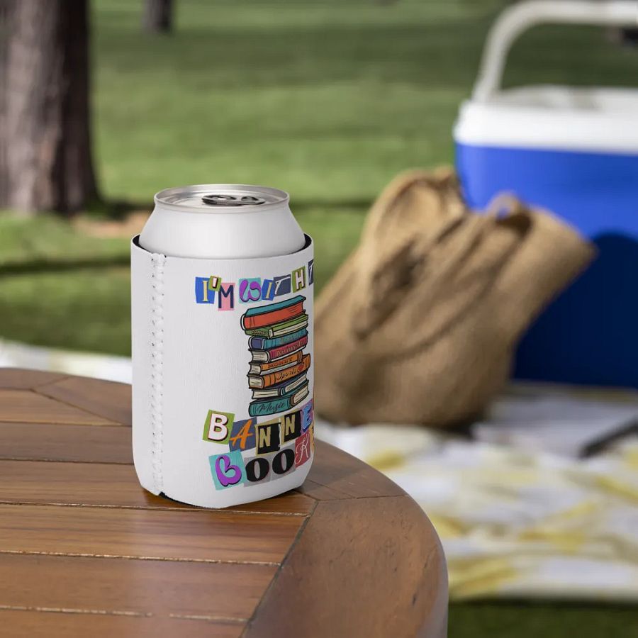 Im With The Banned Books Can Cooler product image (6)