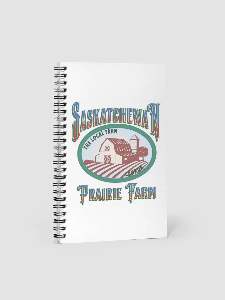 Saskatchewan Prairie Farm Spiral Notebook product image (1)