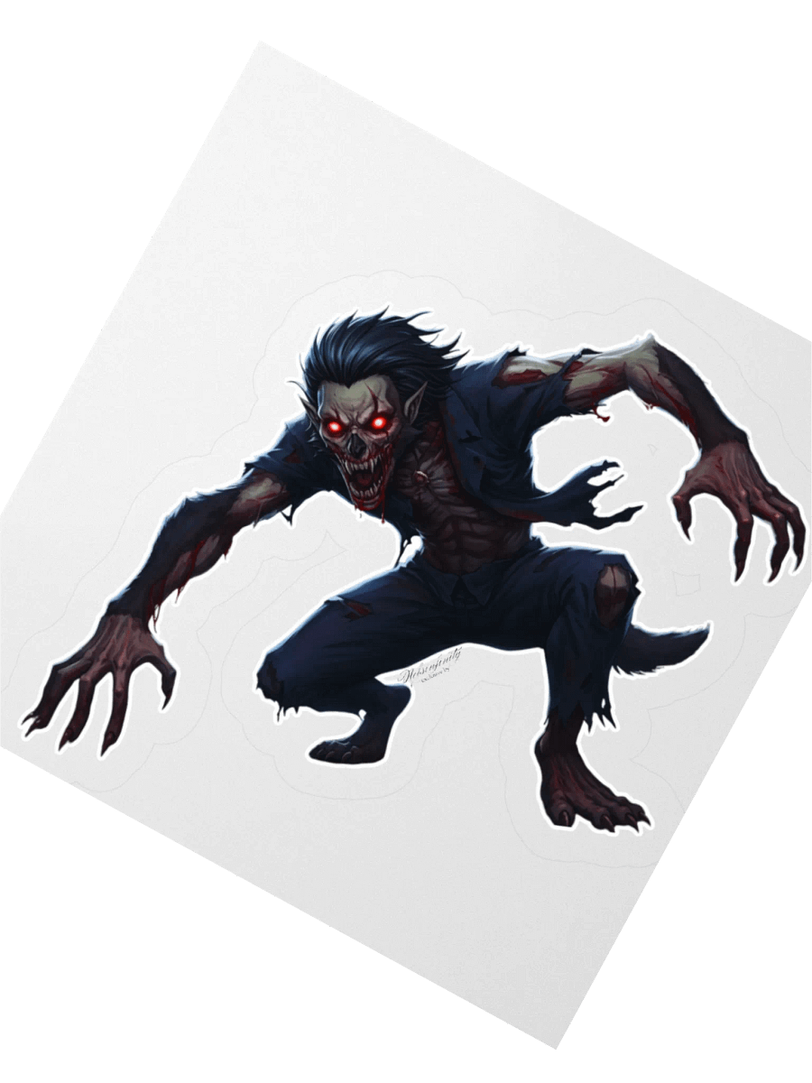 V1 Hybrid Z.W.V. Kiss Cut Stickers (Clear Edge) product image (5)