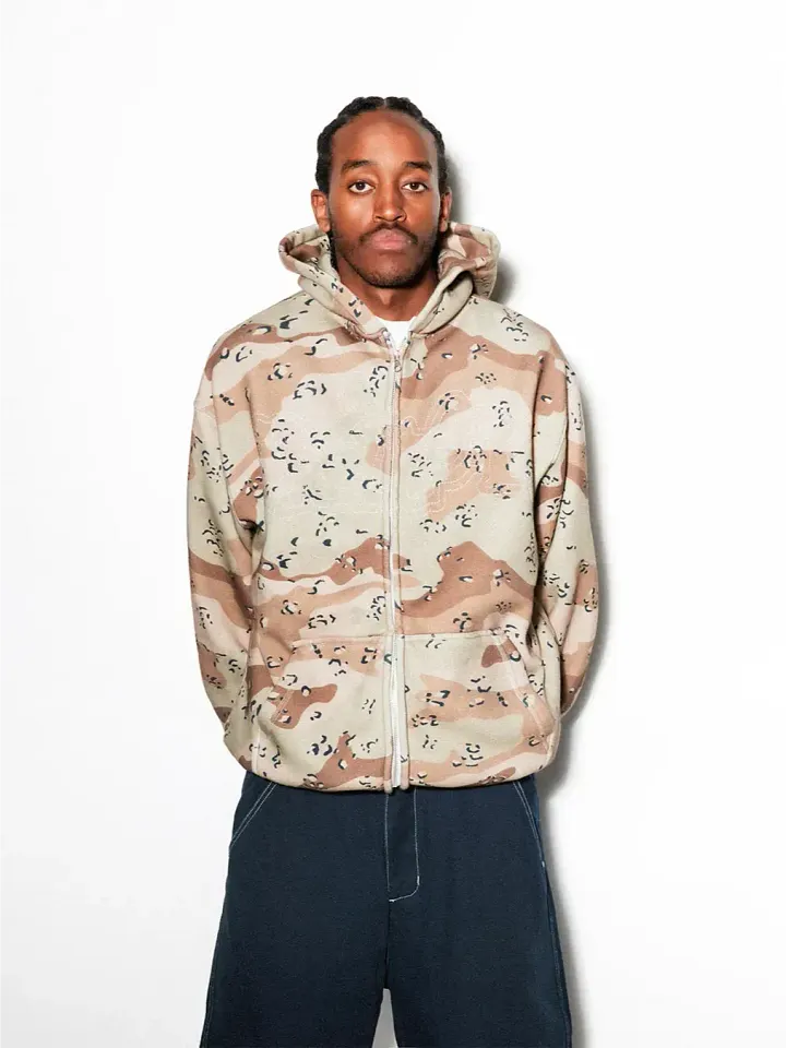 Breakdown Zip-Thru Hood, Desert Camo product image (1)