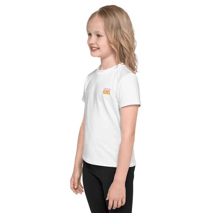 Edikasyon se Richès Kids' Crew Neck T-Shirt – Growing Minds. Big Message. product image (2)