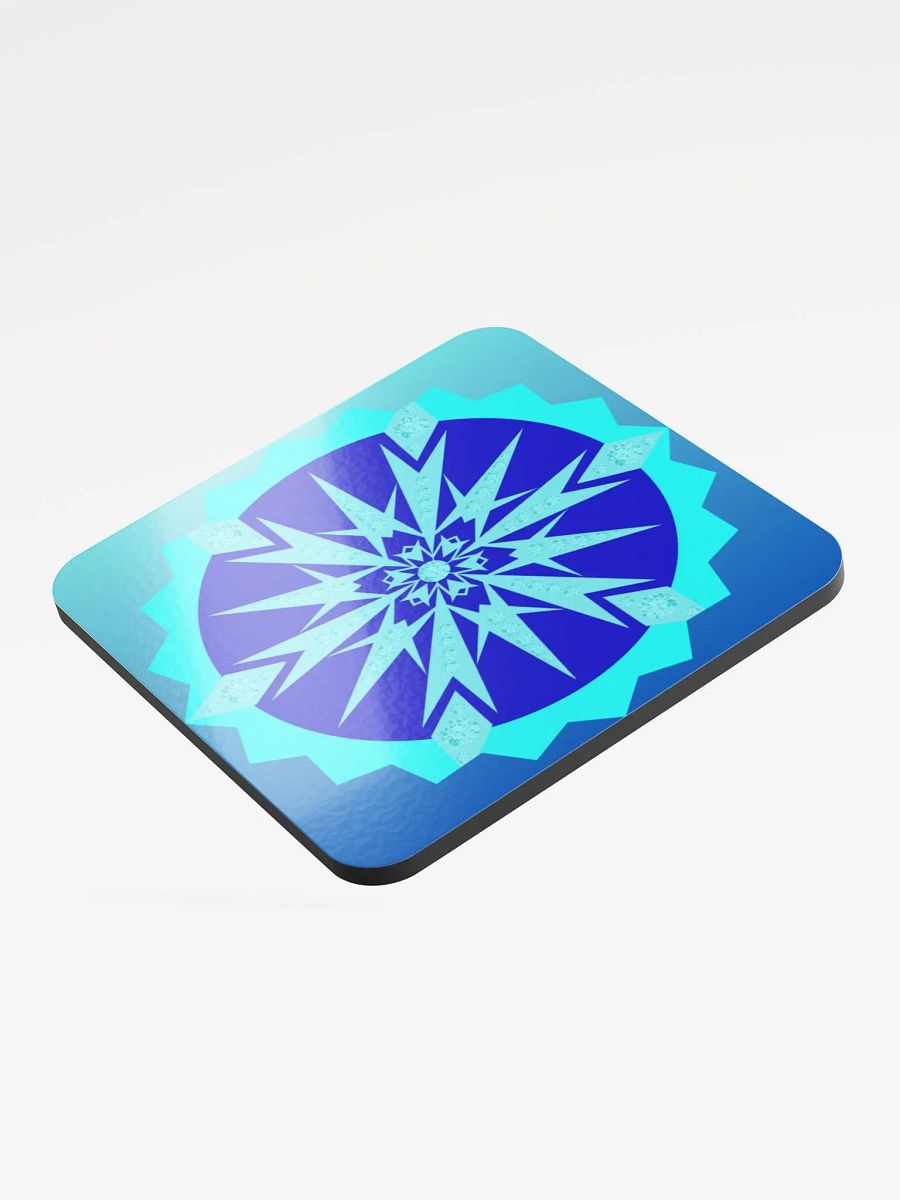 snowflake Glossed Cork Coaster product image (3)