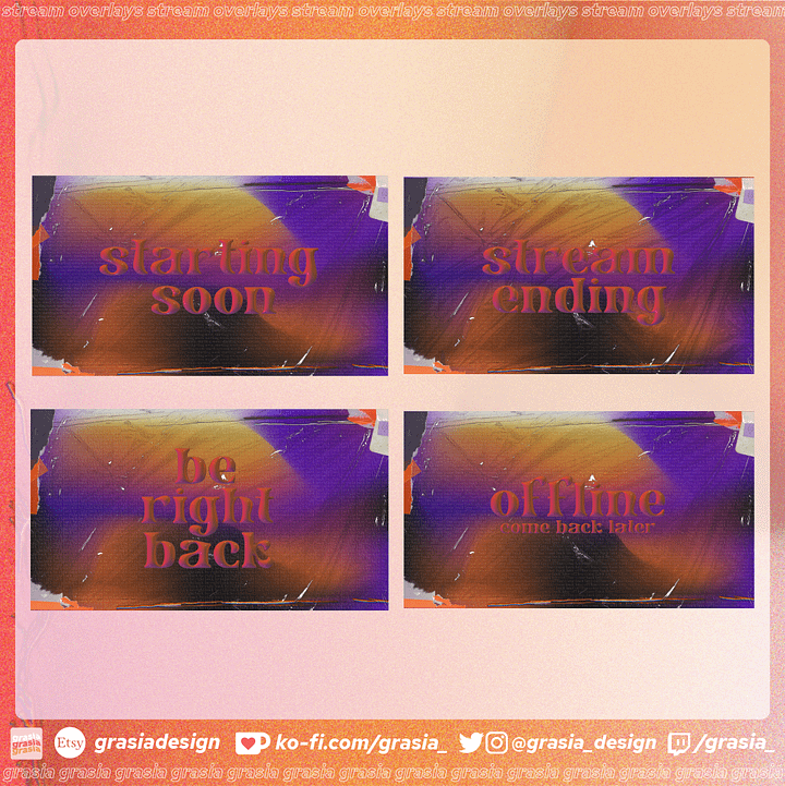 Thermal Sticker Stream Overlay Set product image (2)