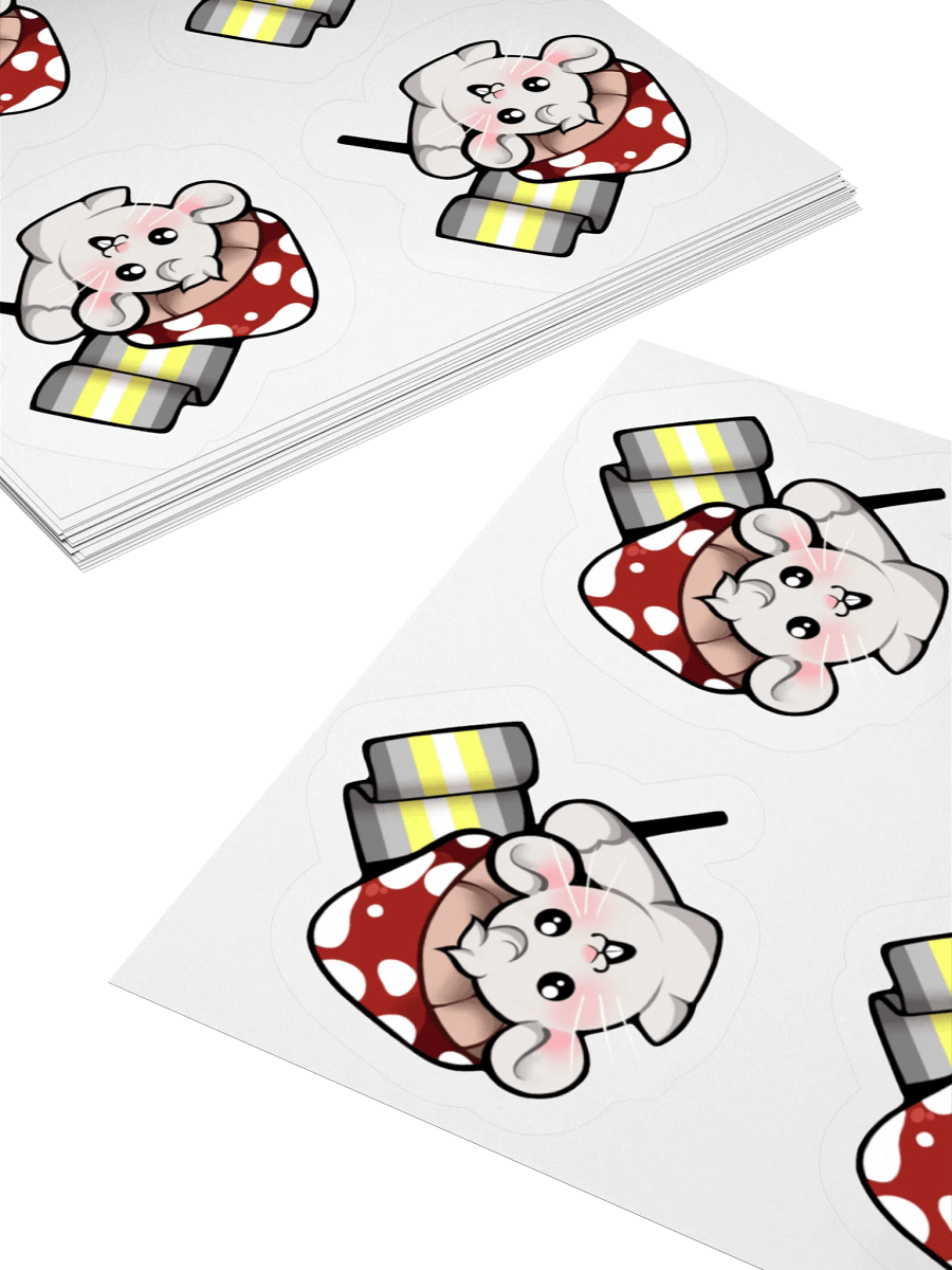 Demigender Pride Flag Stickers product image (4)