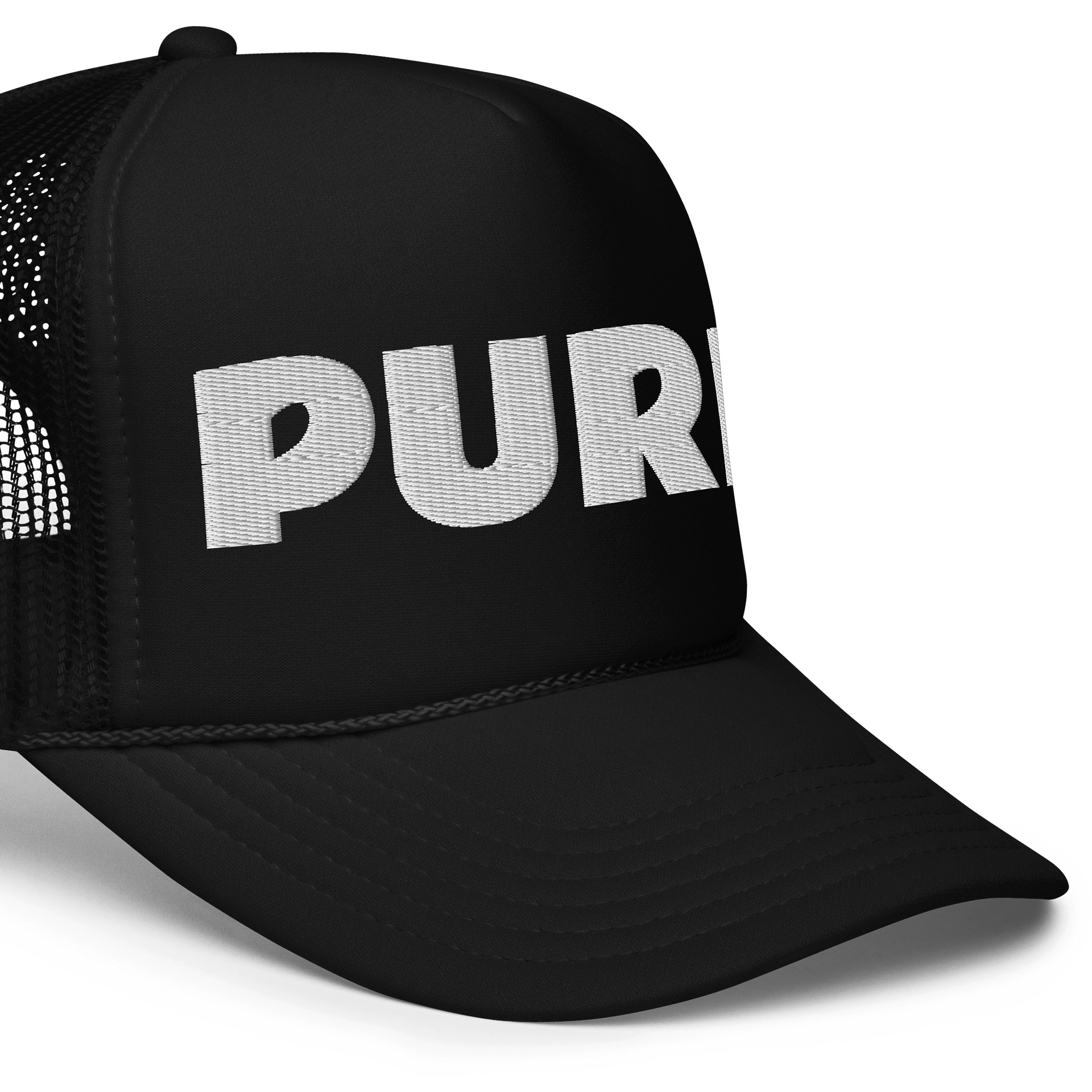Embroidered PURR Hat - White Thread Collection product image (10)