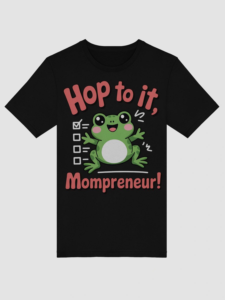 Cheerful Mompreneur Frog T-Shirt product image (55)