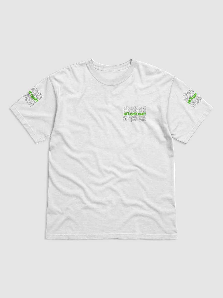 He's cray cray! Shirt (green/black) product image (1)