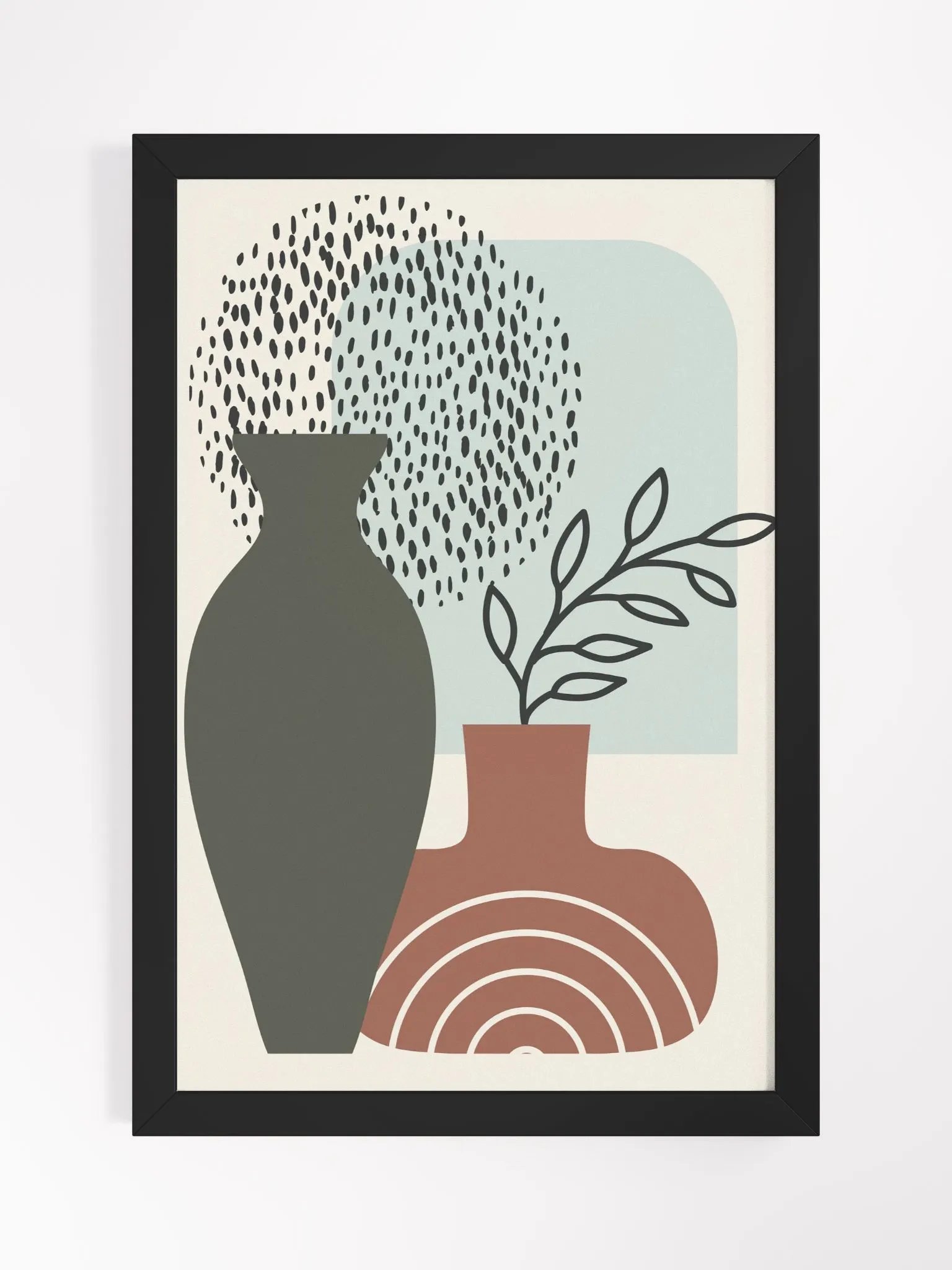 Earthy Vases Framed Matte Poster product image (2)