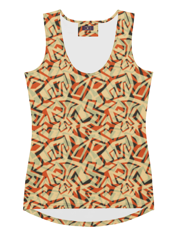 Orange Grunge | Womens Tank Top product image (5)