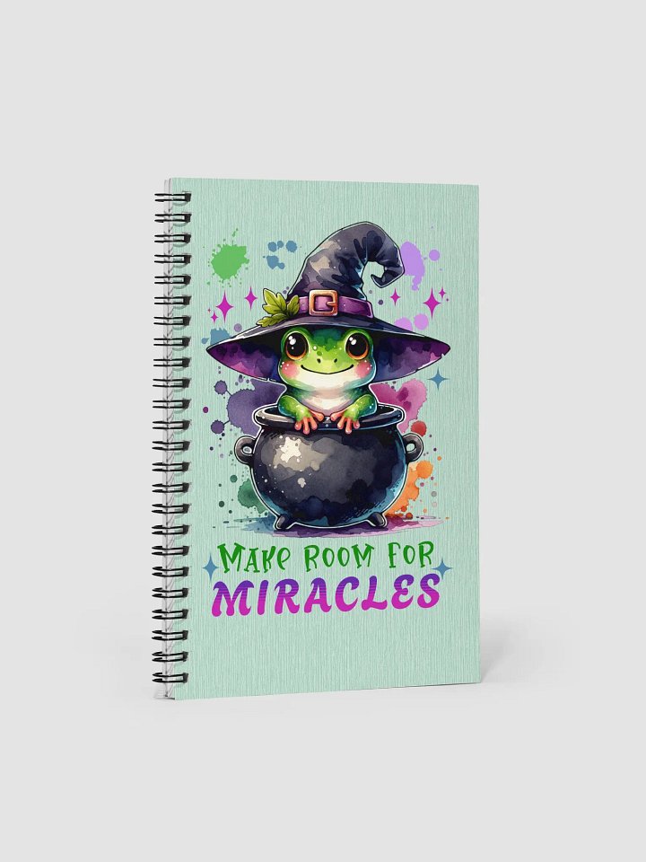 Make room for miracles - 140 page dotted notebook product image (1)