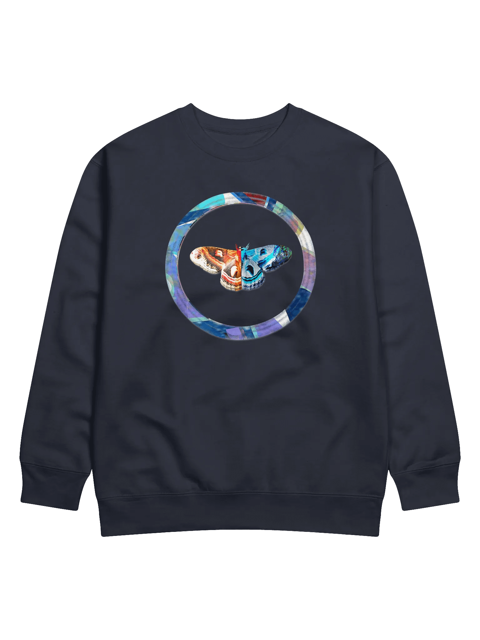 Moth Cotton Heritage Premium Sweatshirt (Front Patch) product image (1)