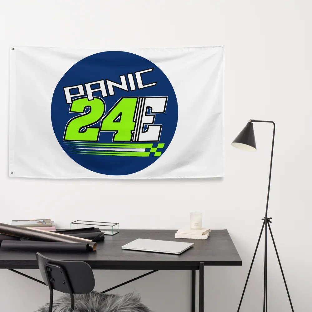 PANIC_24E Logo Flag product image (9)