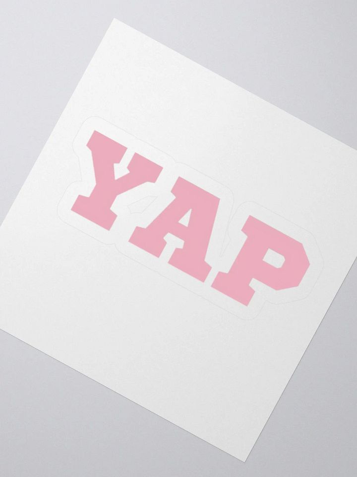 YAP sticker product image (2)