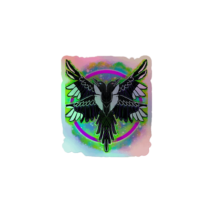 Mystical Magpie Guide HOLO STICKER product image (1)