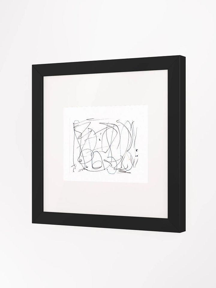 Babble Panel Card Print Framed product image (2)