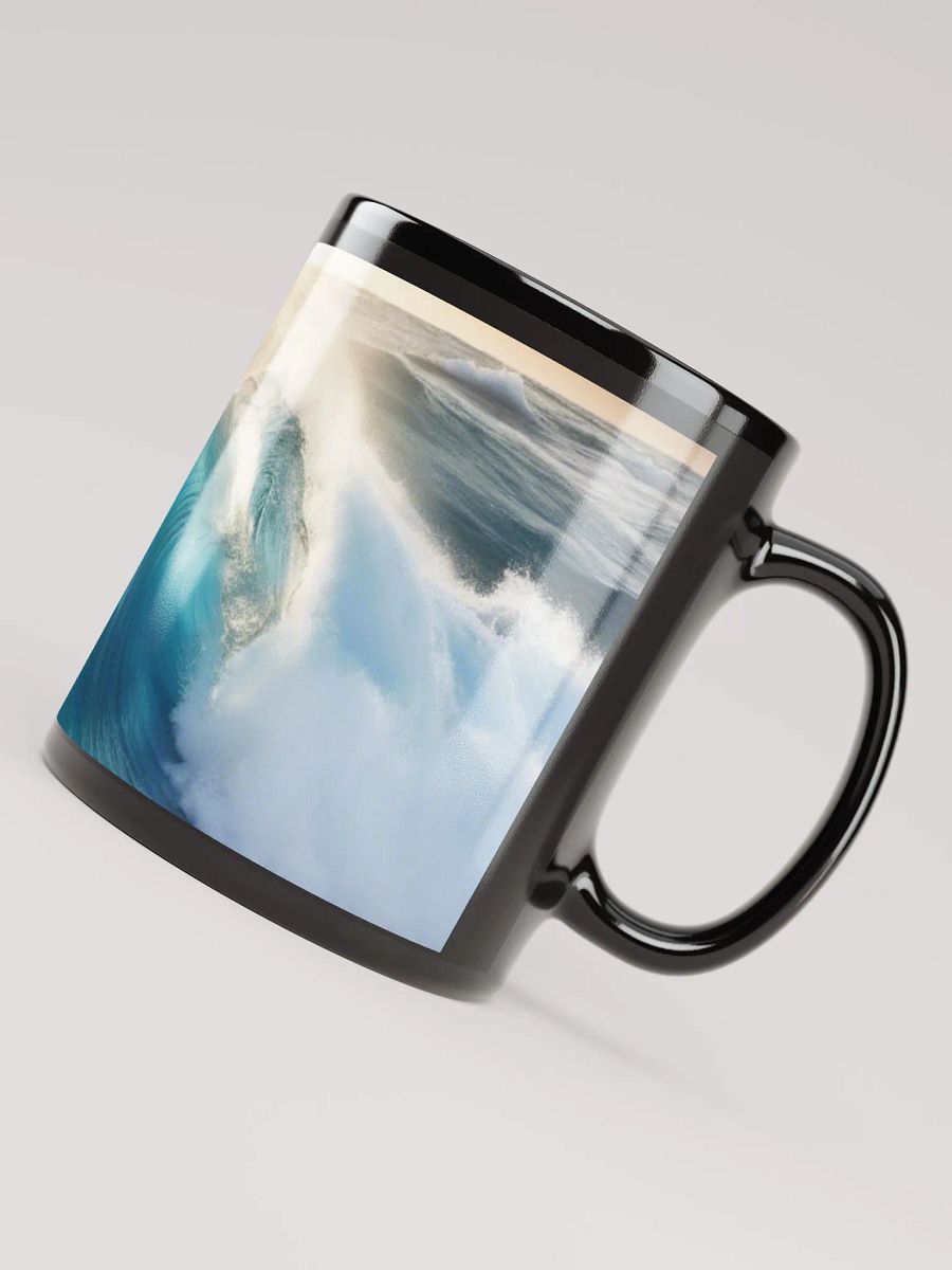 Cresting Wave Black Glossy Mug product image (8)