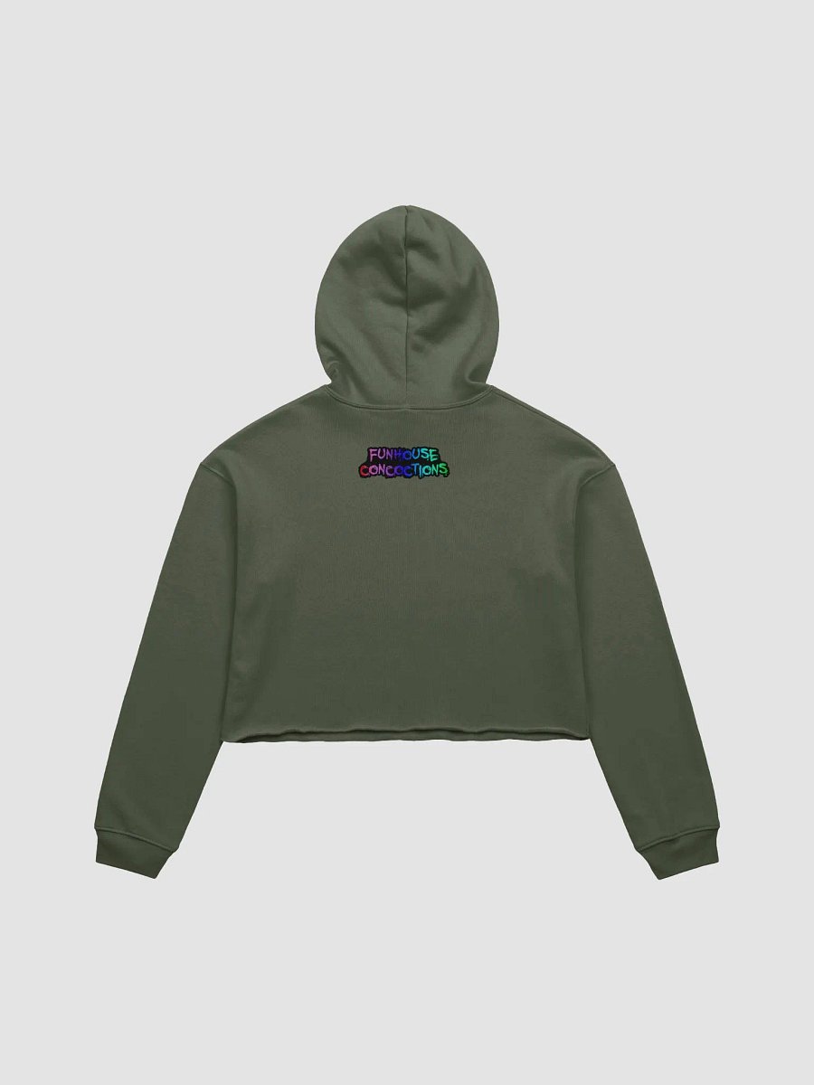 Spiderweb Heart Crop Hoodie product image (2)