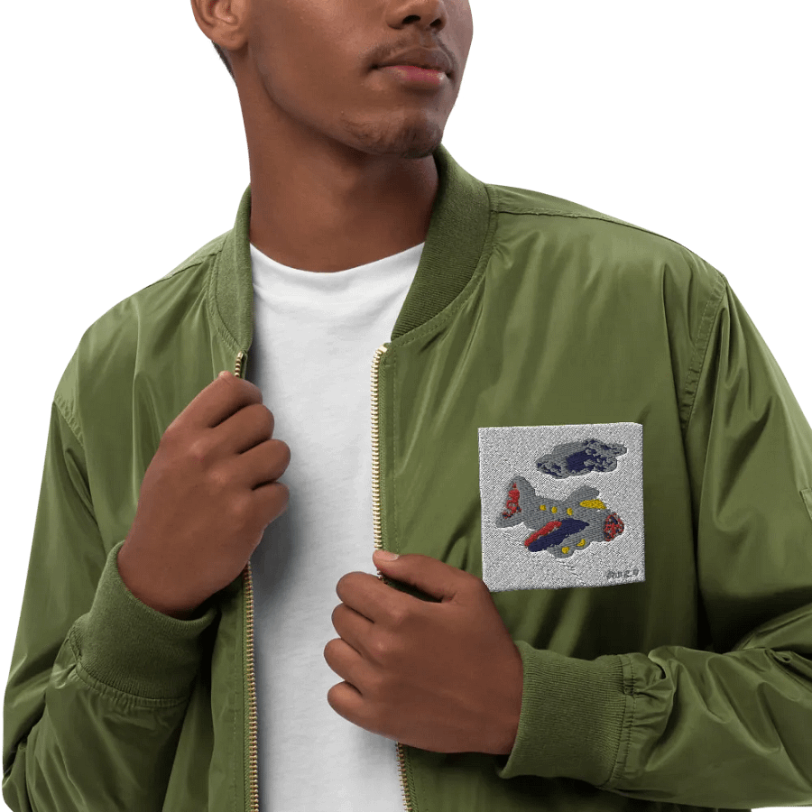 Kid Airplane (Threadfast Apparel Premium Recycled Bomber) product image (11)