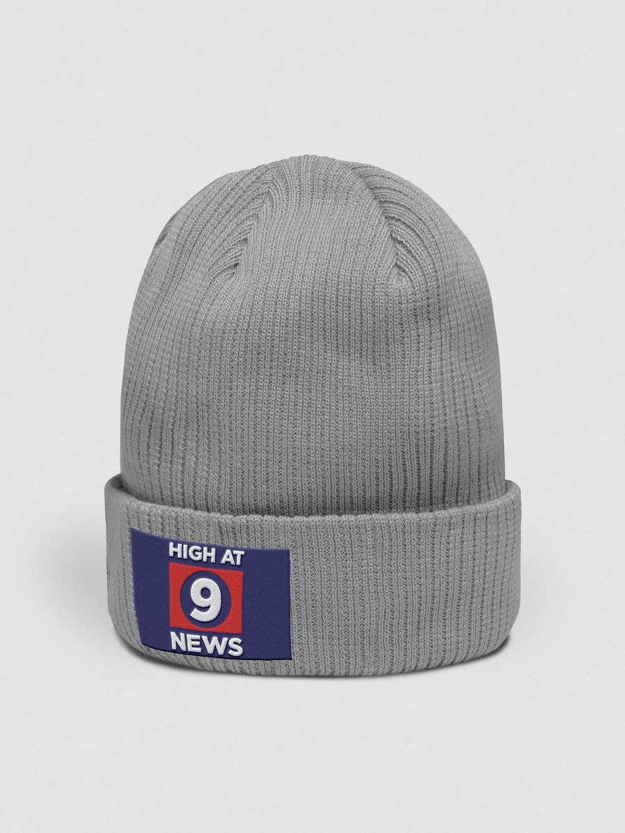 HA9N Grey Embroidered Beanie product image (2)