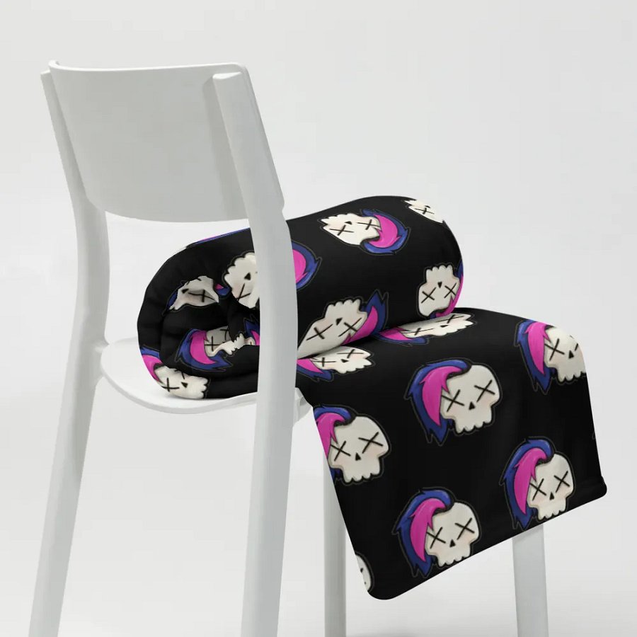 Hybrid Skull Throw Blanket product image (8)