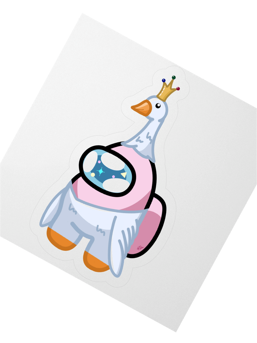 Swan Princess Bean Body Sticker product image (6)