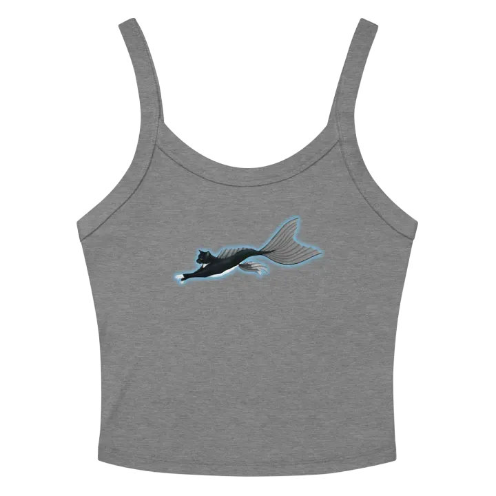 Mermeow Swimming Crop Tank product image (2)