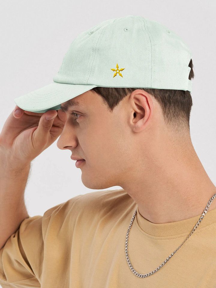 Golden Shuriken Dad Hat (Pastel) product image (17)