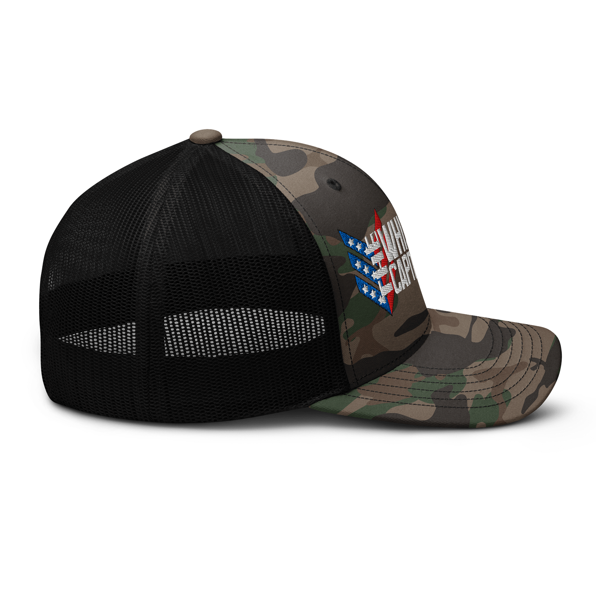 Main Logo Camo Trucker Hat - Embroidered product image (5)