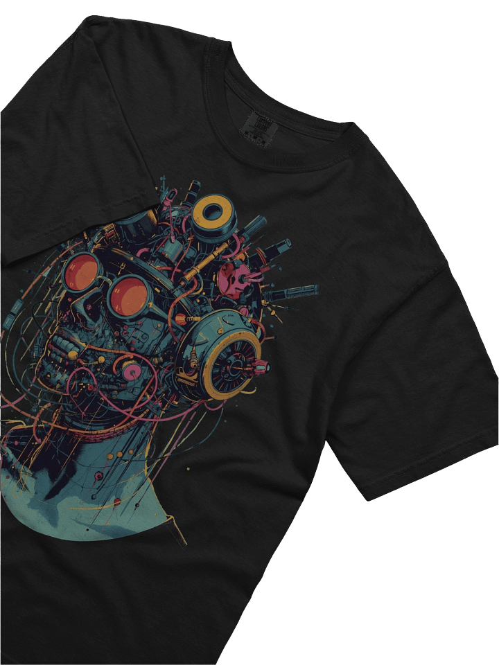 Futuristic Wired Nerd Heavyweight T-Shirt product image (2)