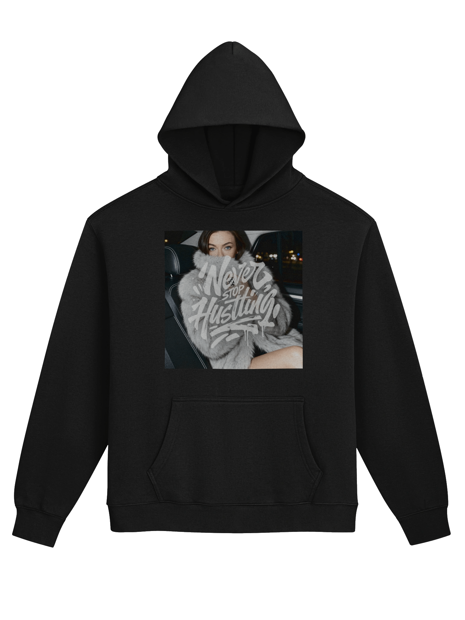 never stop hustling premium hoodie product image (1)
