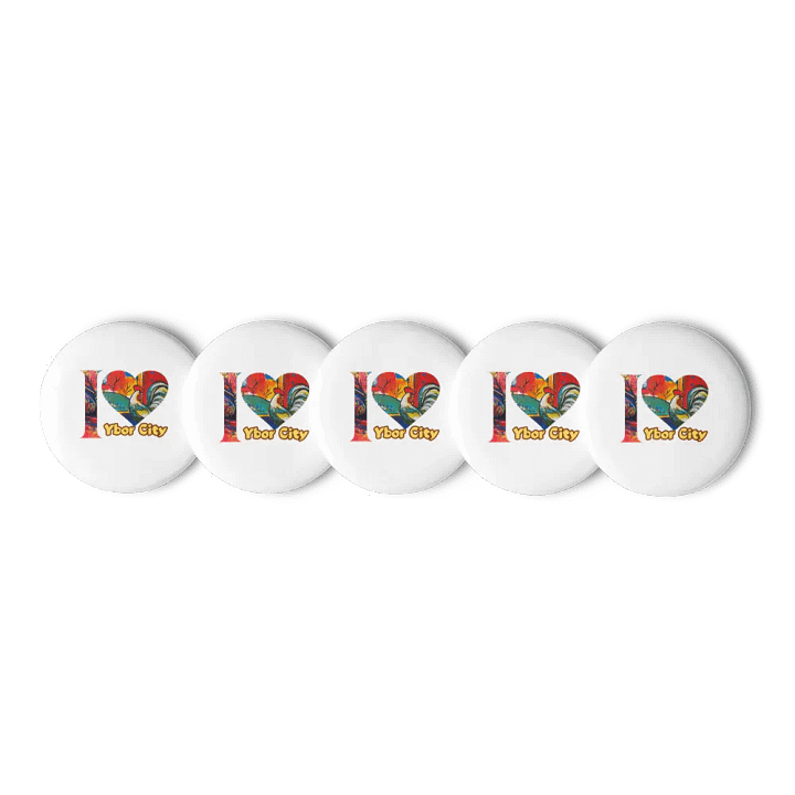 Ybor City Rooster Love Pin Set product image (1)