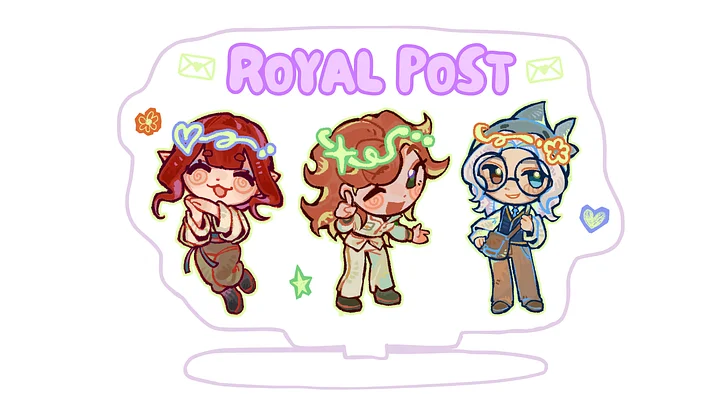 Royals SMP Acrylic Stand (The Royal Post) product image (1)