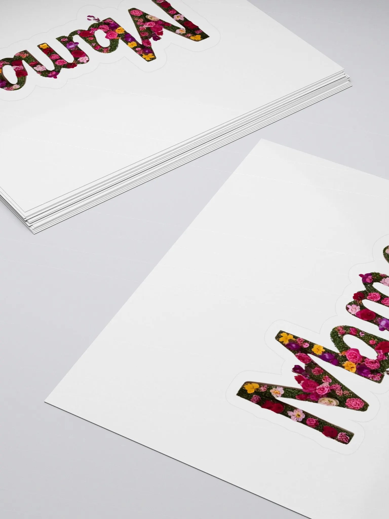 Mama Floral Kiss Cut Stickers product image (4)