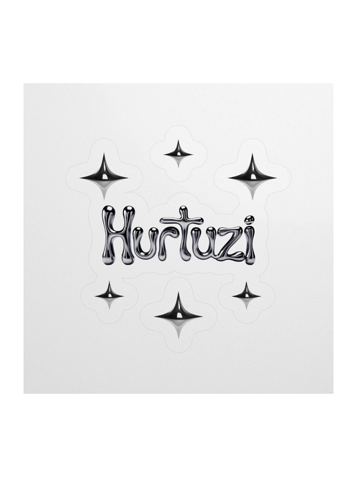 Liquid Chrome 'Hurtuzi' Kiss Cut Stickers product image (1)